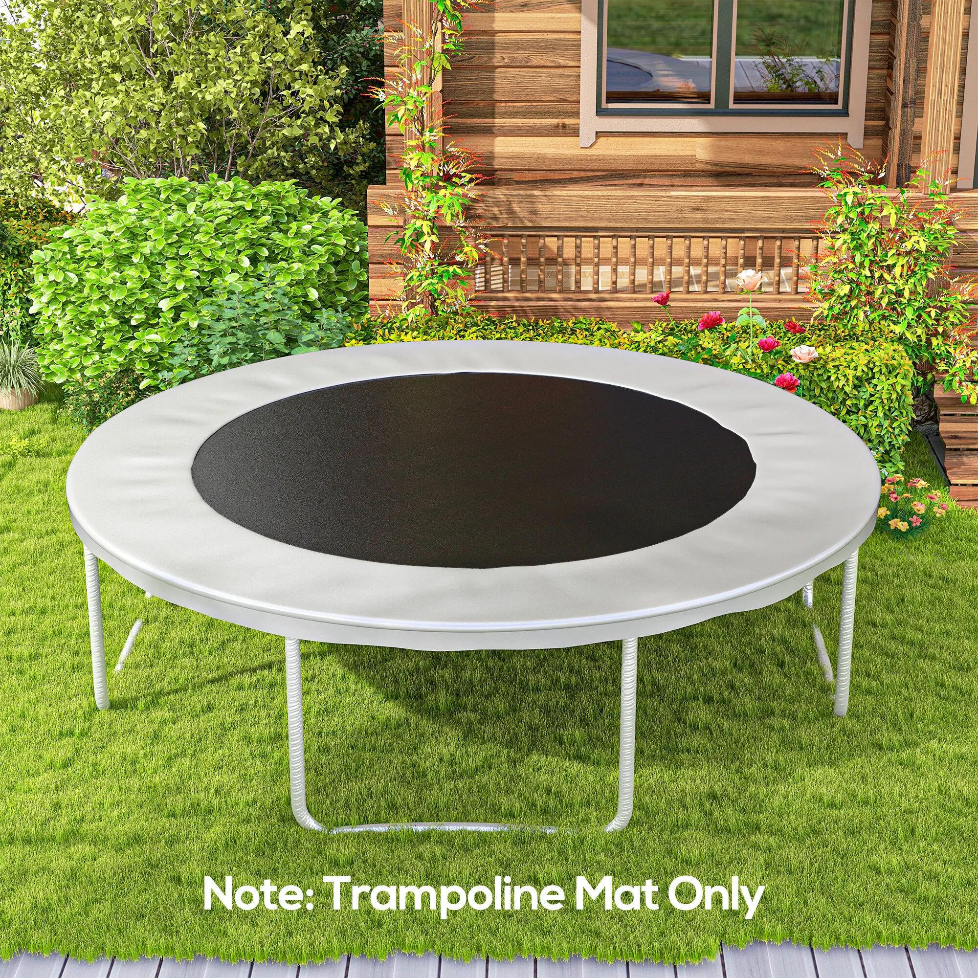 Tapis de rechange trampoline Ø 3,7m ressorts 14cm outil 72 crochets en V inclus 2/5