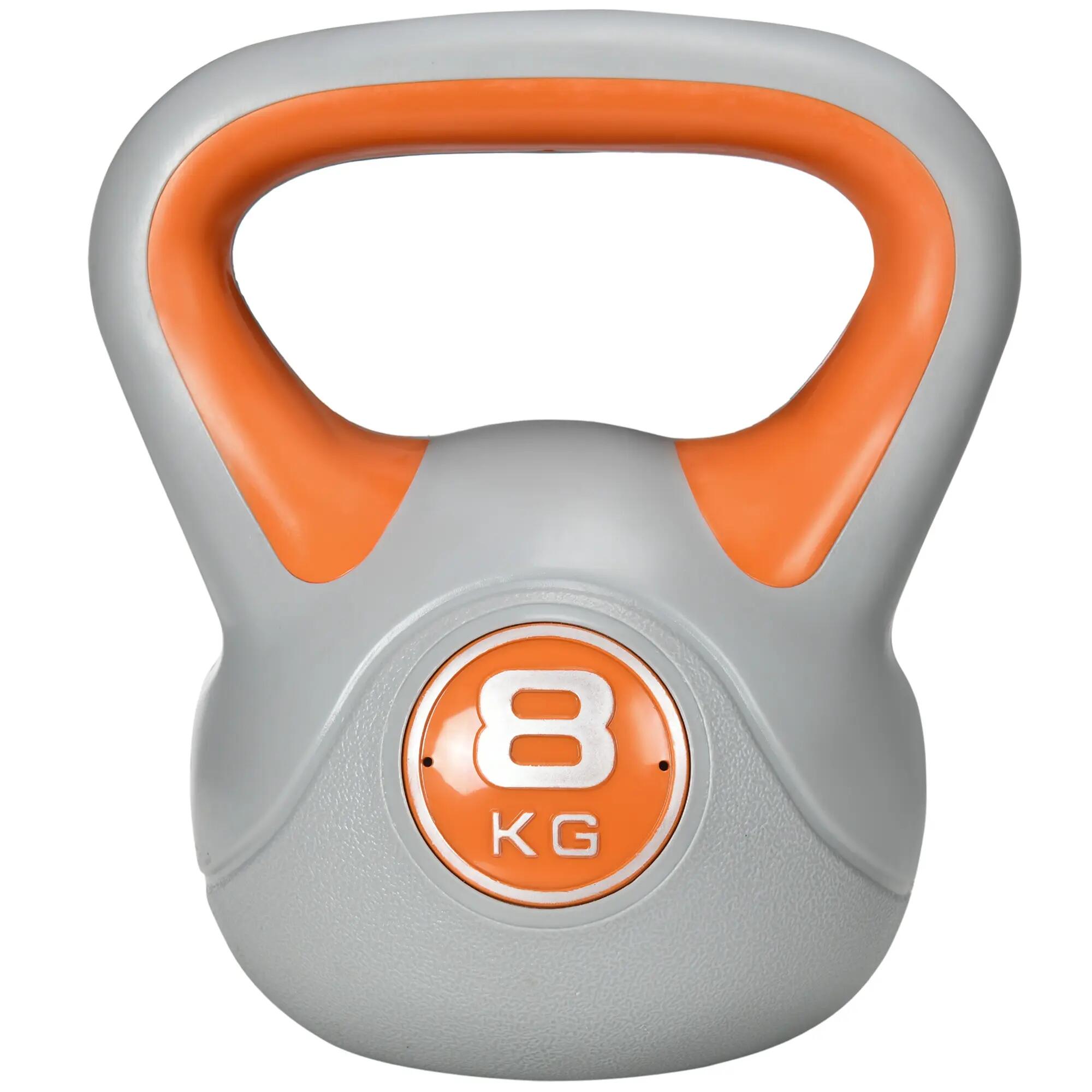 Kettlebell 8 kg, haltère avec poignée ergonomique, haltère à boule, musculation, 2/9