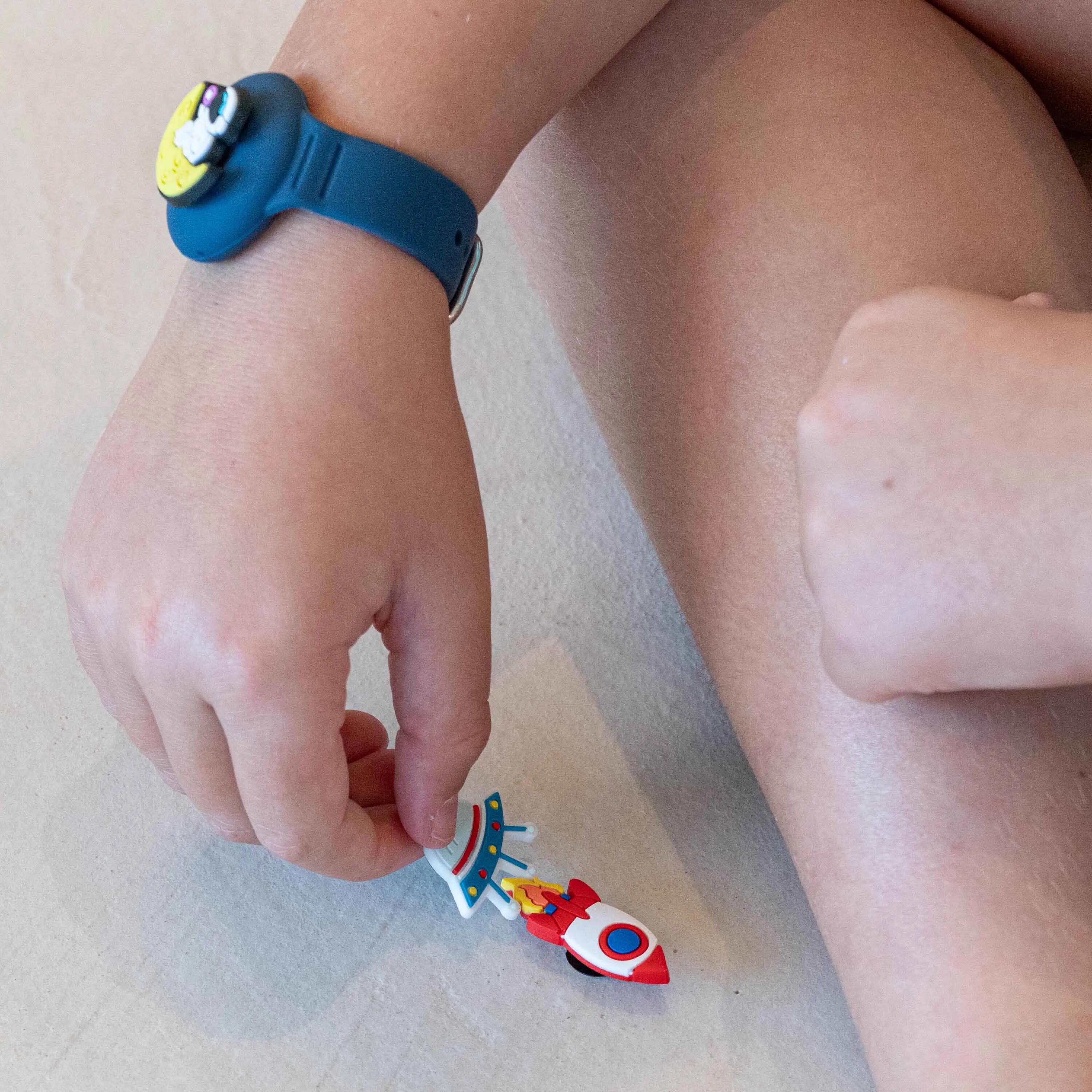Pulsera Localizadora para Niñ@s con Rastreador Dual iOS/Android · Azul 4/4