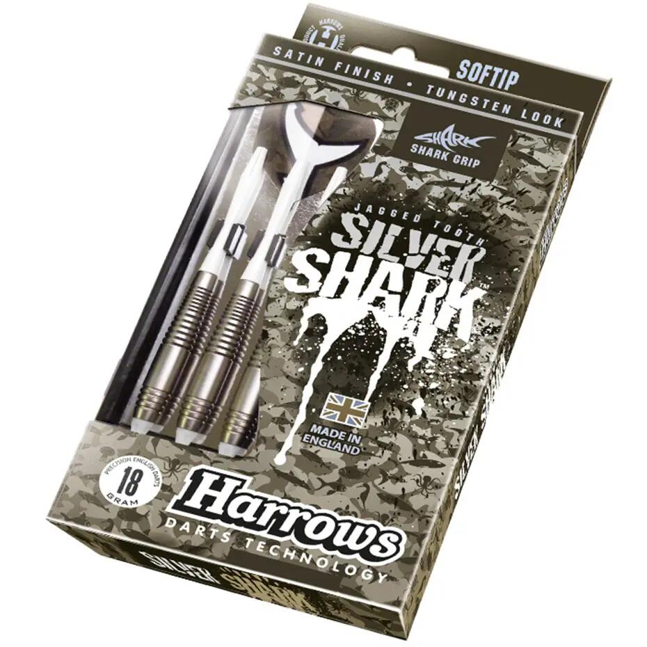 Harrows darts szett Silver Shark soft A style 18gr 3/4