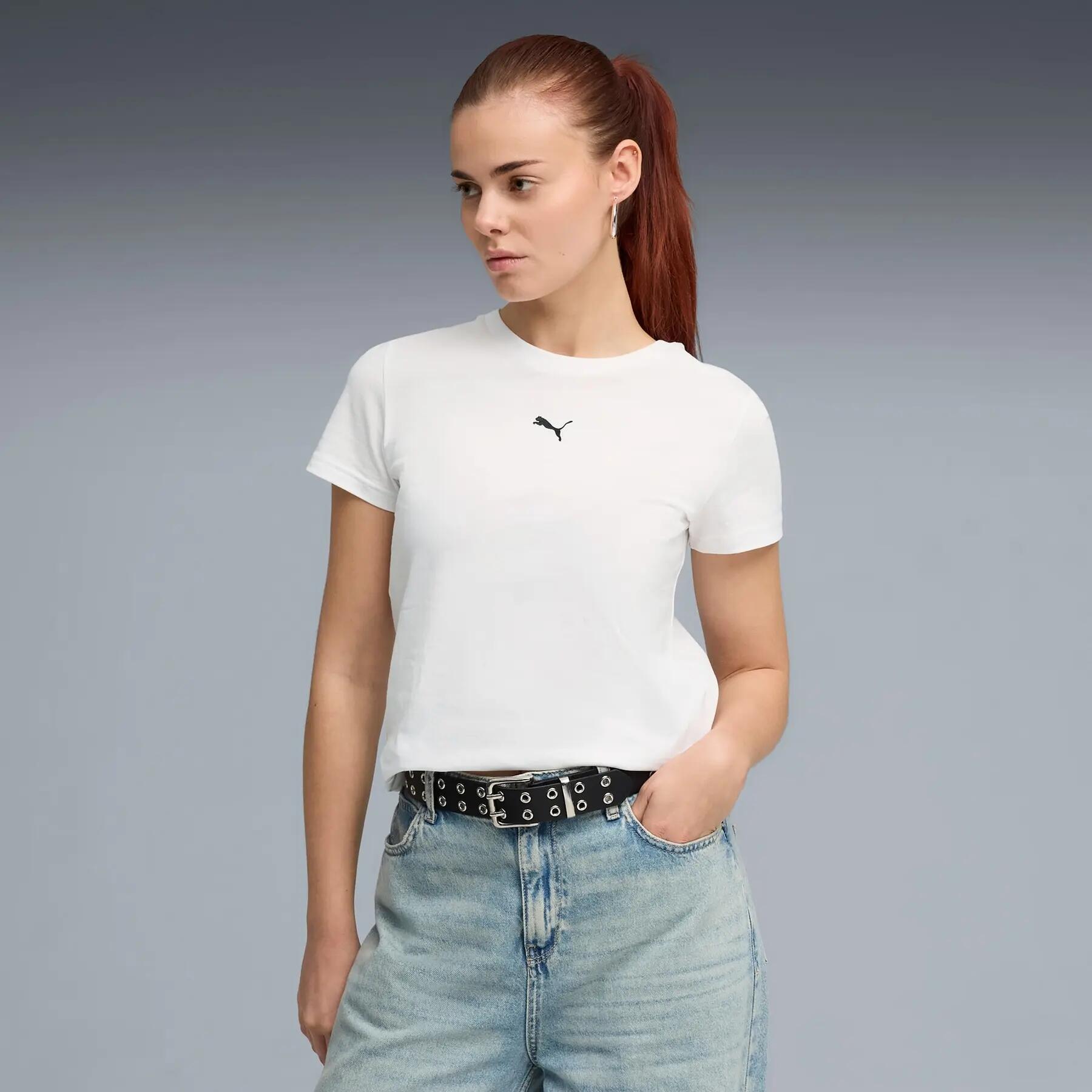Camisa esportiva feminina Puma ESS CENTERDE 3/5