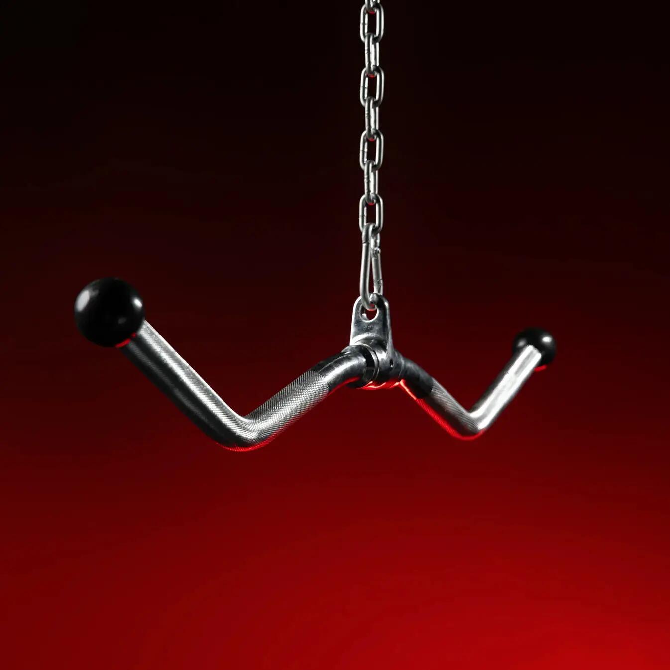 LOT DE 4 BARRES : TIRAGE, TRACTION, BICEPS, RECTANGULAIRE | ACCESSOIRE MUSCULATI 5/7