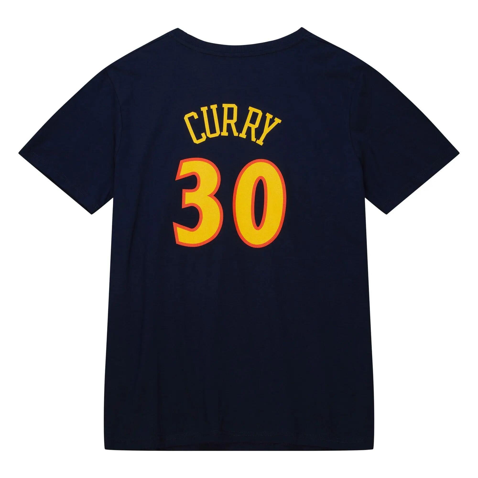 T-shirt Mitchell & Ness Golden State Warriors Curry 30 blue 4/6