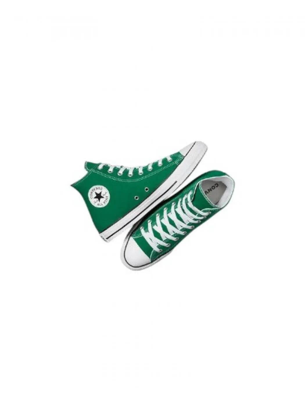 Converse All Star Hi Sneakers in Amazon Green 4/8