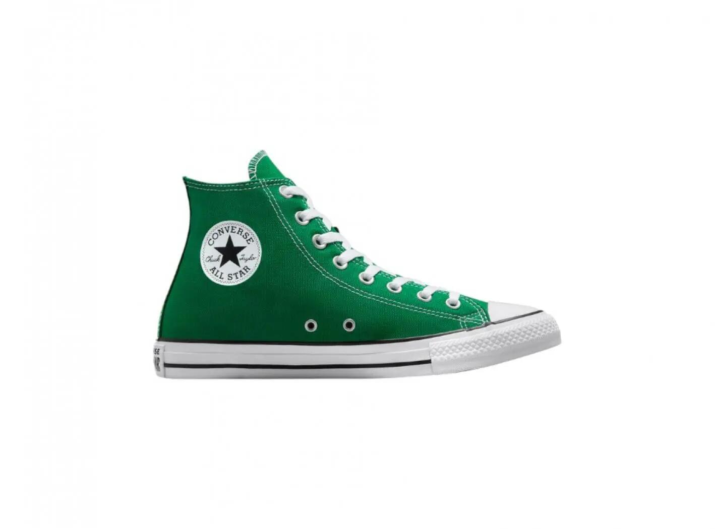 Converse All Star Hi Sneakers in Amazon Green 2/8