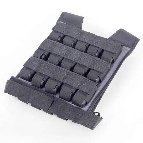 Kamizelka obciążająca- 30 kg - czarna 3/7