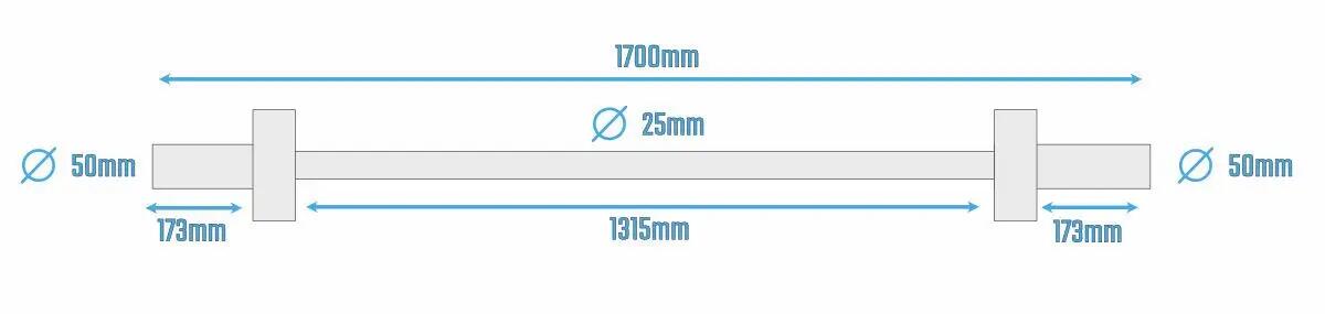 Olympische Halterstang - 10 kg 4/7