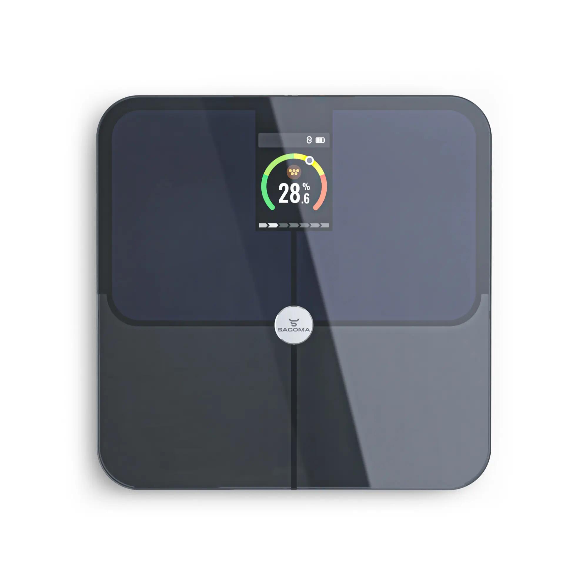 Pèse-personne Connecté Analyse Corporelle Écran Couleur TFT Bluetooth Sacoma Pro 2/8