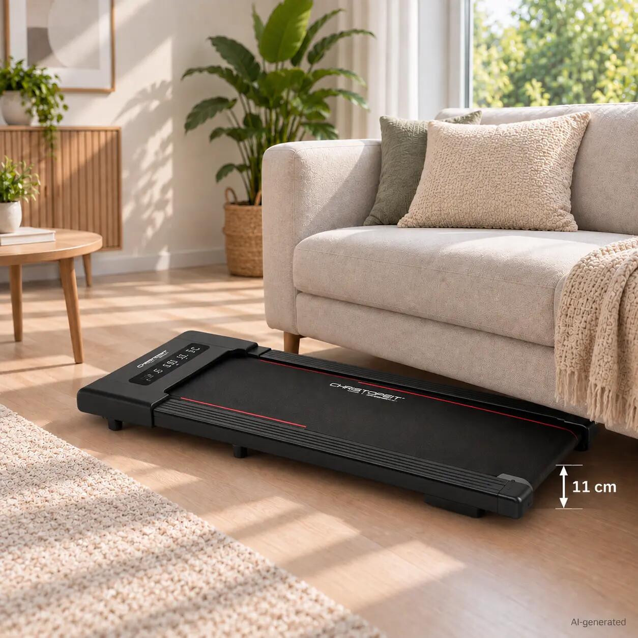 Tapis de marche - Walking Pad - jusqu'à 6 km/h - Bluetooth - en pente - 4.1 5/11