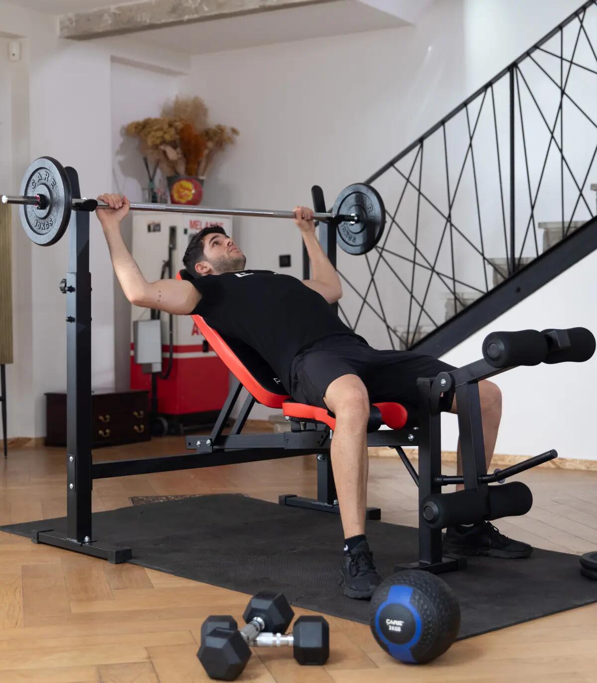 Banc de musculation multi-positions pliable et inclinable - Pro Max 4/12