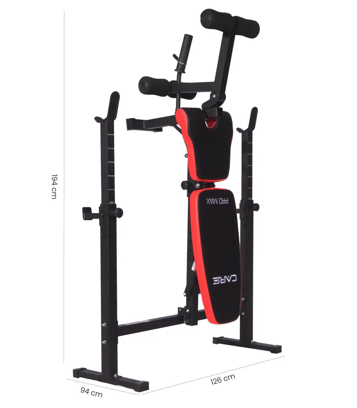 Banc de musculation multi-positions pliable et inclinable - Pro Max 3/12