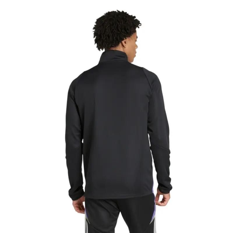 Bluza męska Adidas czarna, slim fit, AEROREADY, zamek na piersi 2/5