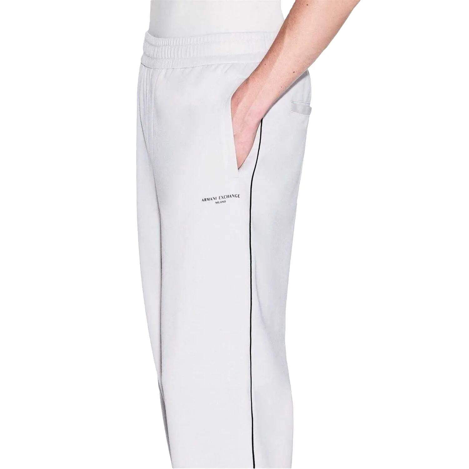 Pantalón de Chándal Diseño Sólido para Hombre Gris 4/5