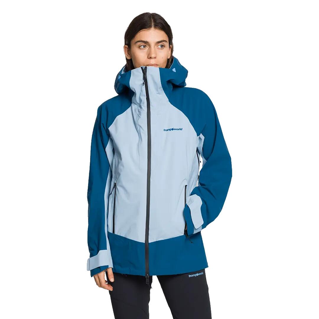 Chaqueta para Mujer Trangoworld Ruby Azul/Azul Impermeable 6/7