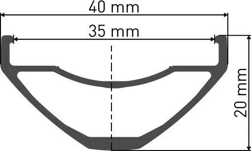 DT SWISS Laufrad (Vorderrad) H 1900 Spline DB 29/35mm Alu, sz, IS 6-bolt, 110... 3/3