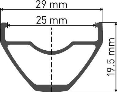 DT SWISS Wiel (achterwiel) X 1900 Spline DB 29/25mm Alu, sz, CL, 148/12 TA ... 4/4