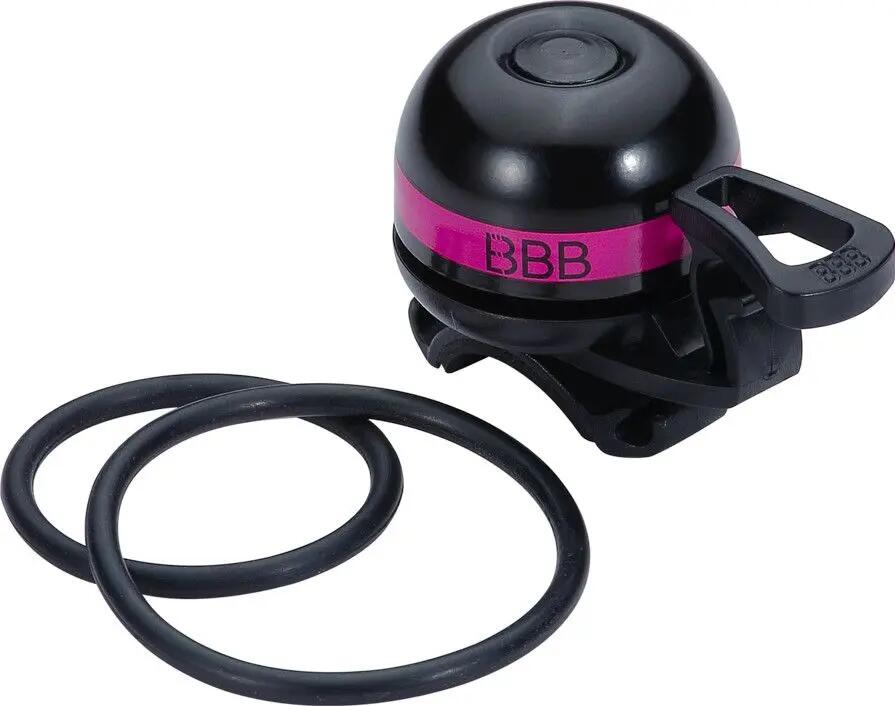 Sonnette BBB EasyFit Deluxe Noir/Magenta 4/5