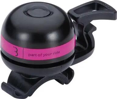 Sonnette BBB EasyFit Deluxe Noir/Magenta 3/5