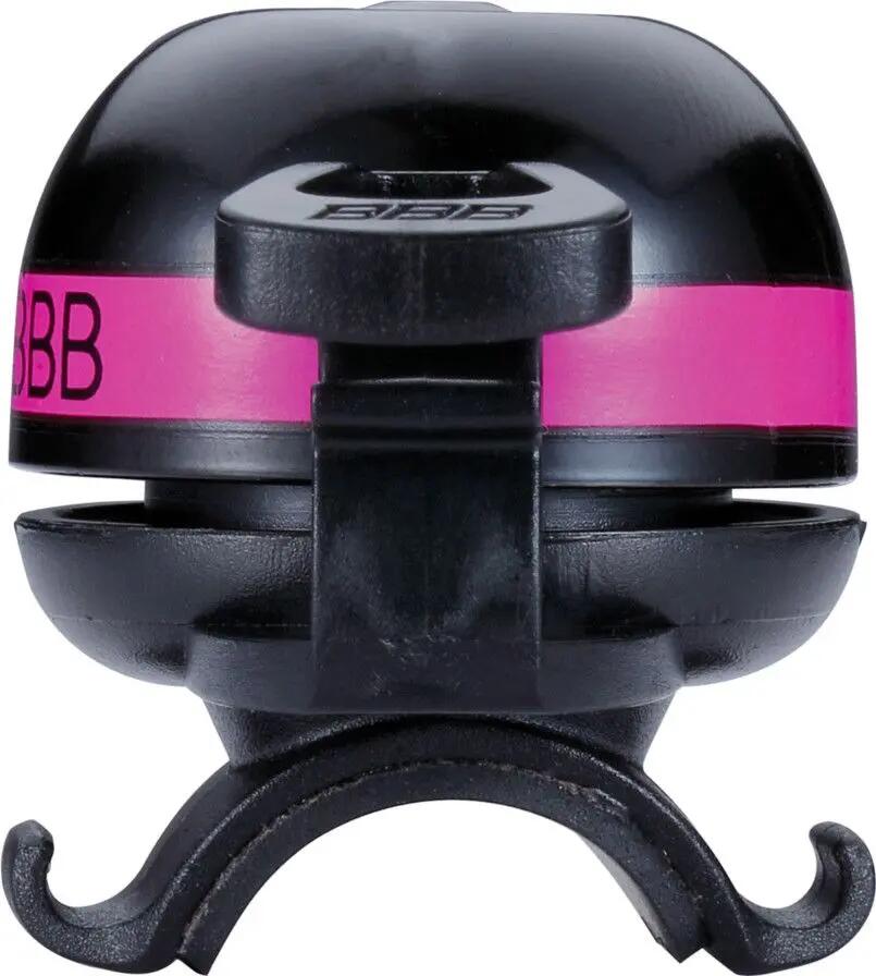Sonnette BBB EasyFit Deluxe Noir/Magenta 2/5