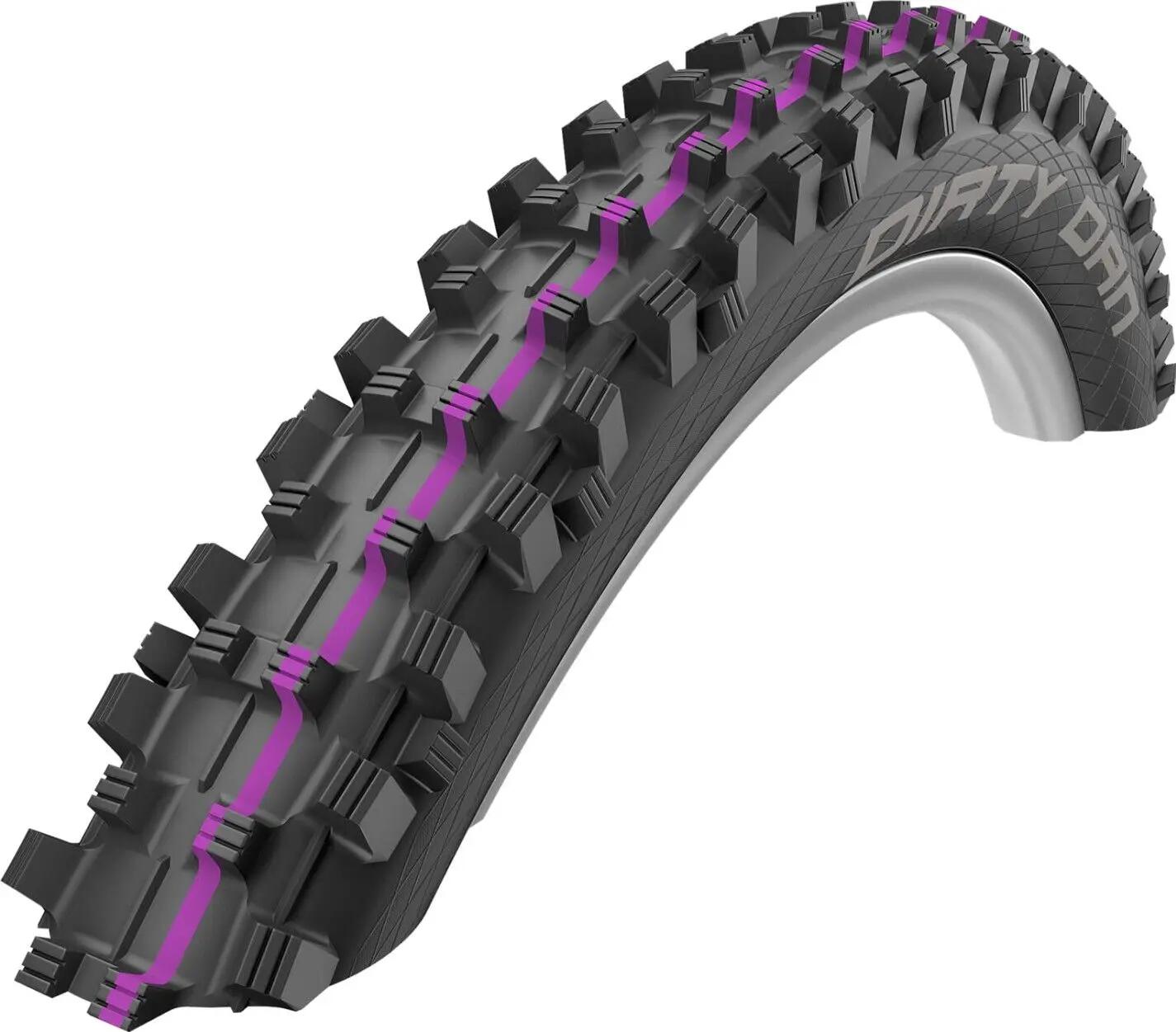 SCHWALBE Dirty Dan - TLE - ADDIX Ultra Soft - Super Downhill - 29x2.35 - Black