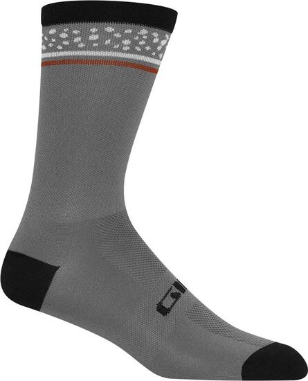 Chaussettes Giro Comp High Rise Portaro Gris