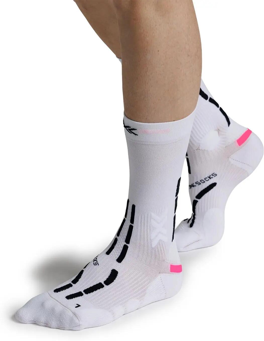 X-Socks Trail Anatomix Crew Socken, Weiß/Schwarz 2/7