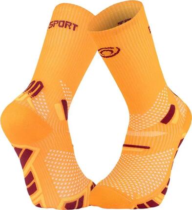 Chaussettes TRAIL ULTRA HIGH Orange/Bordeaux