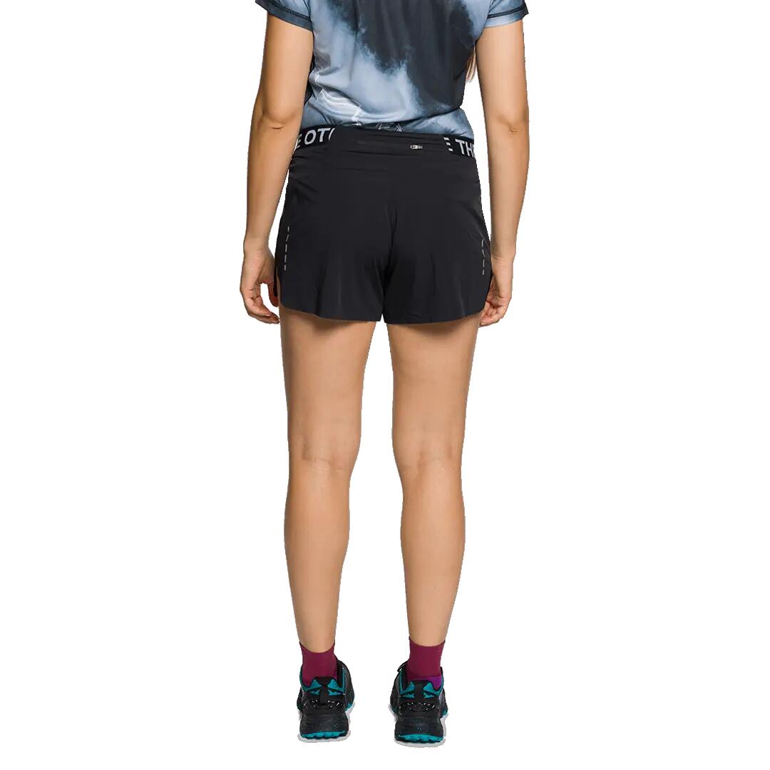 Pantalones cortos de Trail Running para Mujer Trangoworld Larues Negro 3/6