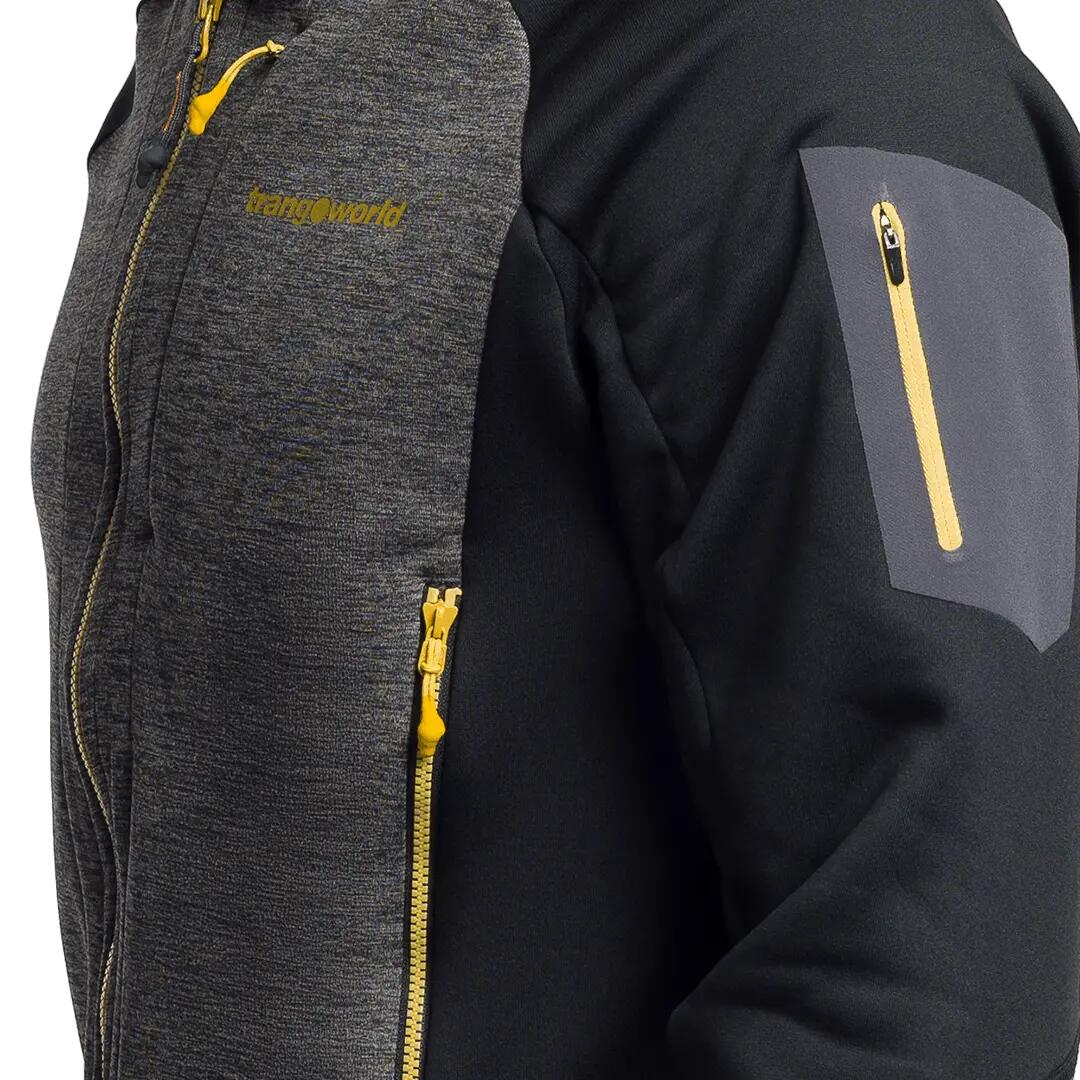 Forro polar para Hombre Trangoworld Cervin Negro/Gris 7/7