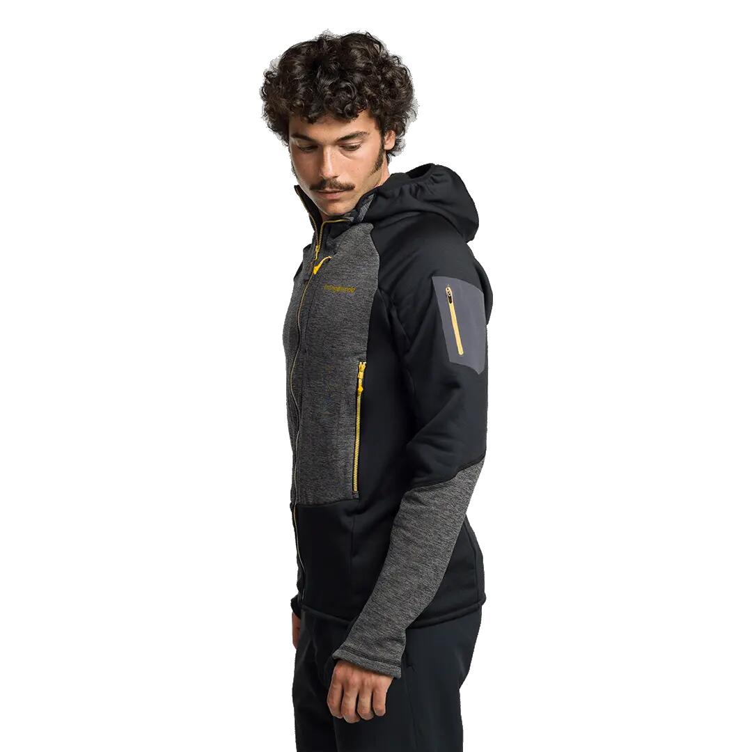 Forro polar para Hombre Trangoworld Cervin Negro/Gris 6/7