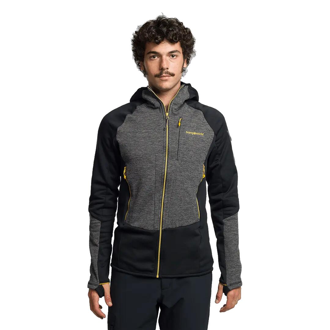 Forro polar para Hombre Trangoworld Cervin Negro/Gris 4/7