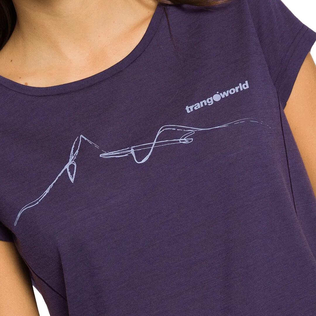 Camiseta para Mujer Trangoworld Biella Morado 6/6