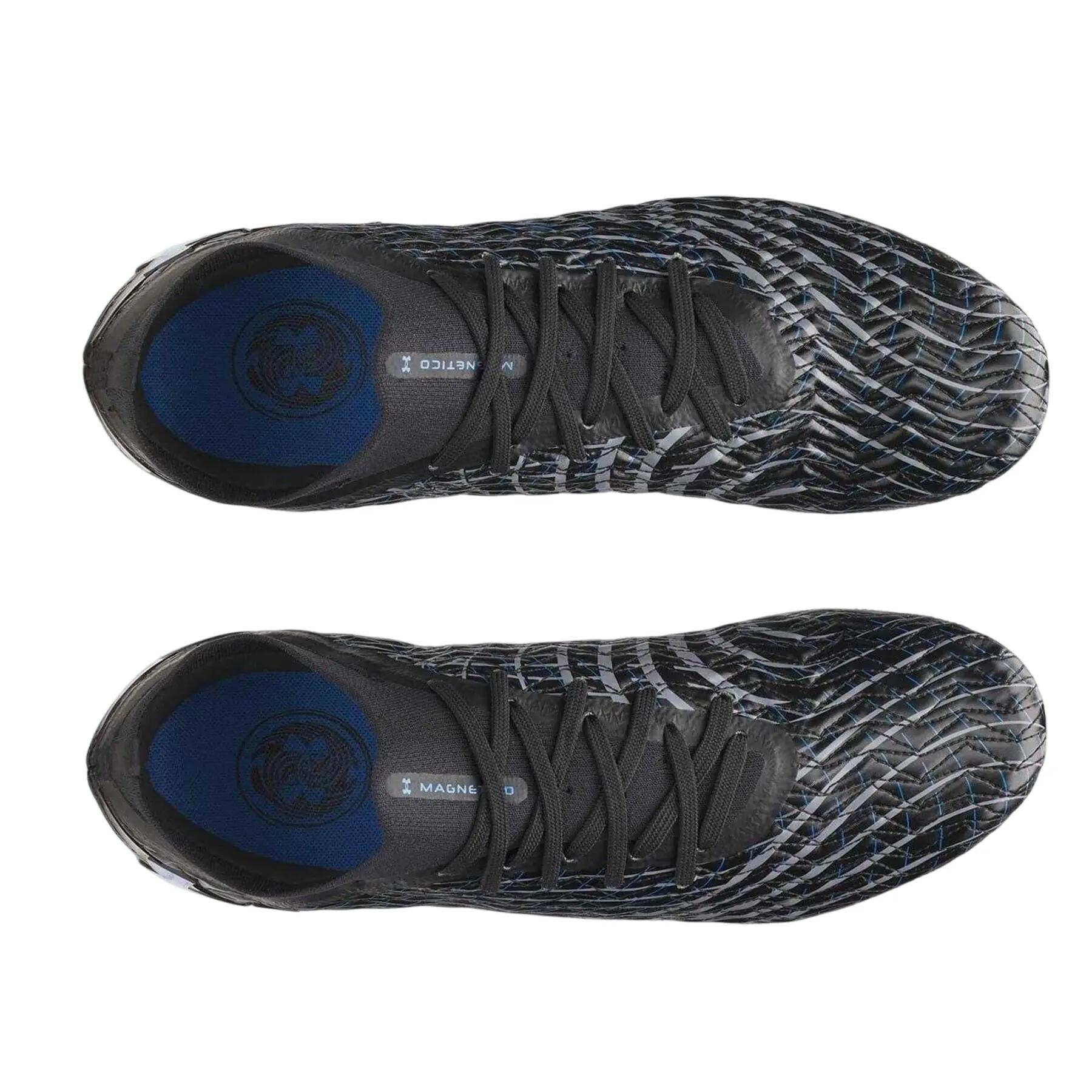 Botas de Fútbol Magnetico Pro Diseño Diseño Impreso para Hombre Negro, Azul 3/5