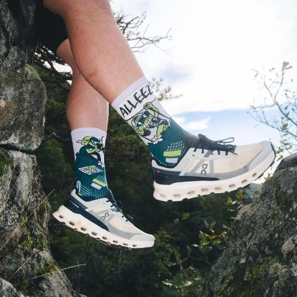 BV Sport Trail Ultra High Clic Collector DBDB Socken, grün/lila 5/5