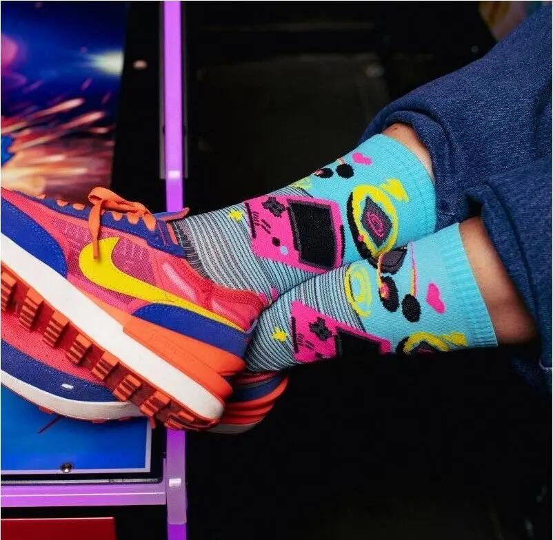 Chaussettes BV Sport Run Marathon Générations 90s Collector Bleu/Noir 4/5