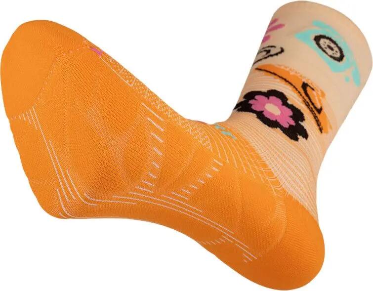 Calzini BV Sport Run Marathon Generazioni anni '70 Collector Arancione 3/5