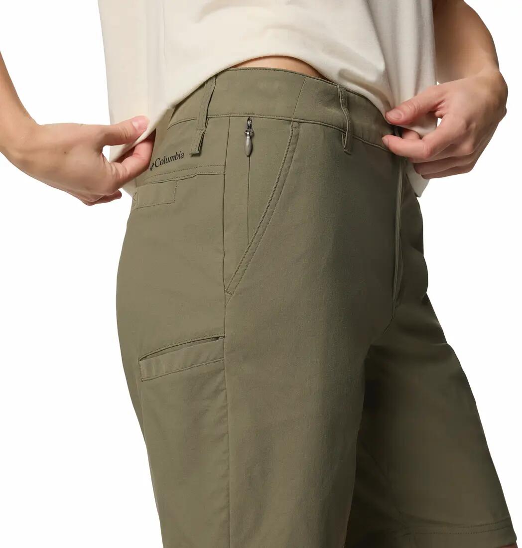 Short Columbia Leslie Falls Femme vert, léger et respirant 7/7