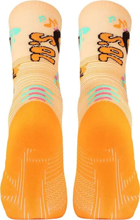 Calzini BV Sport Run Marathon Generazioni anni '70 Collector Arancione 2/5