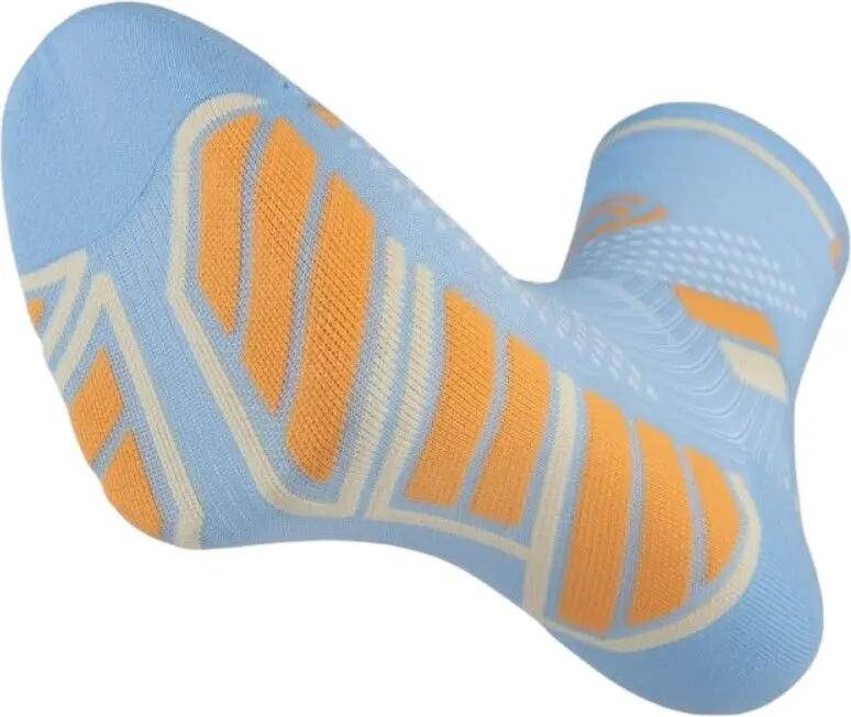 Chaussettes BV Sport Trail Ultra Mid Bleu/Orange 3/5