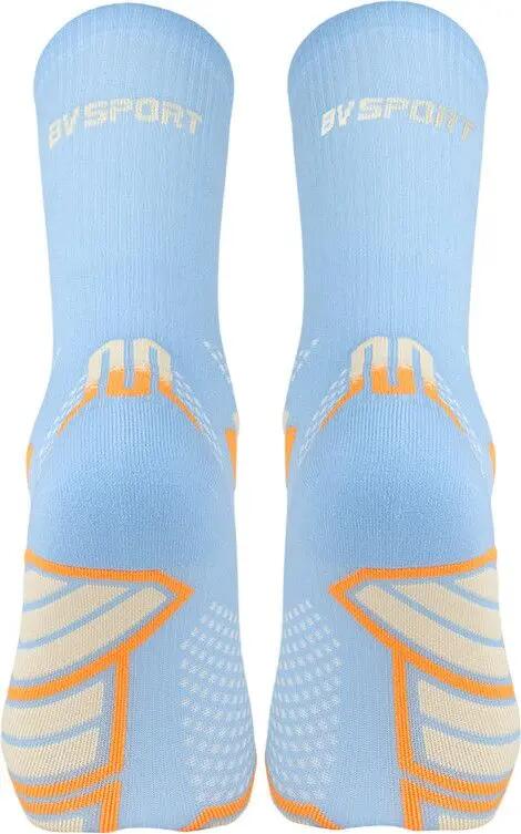 BV Sport Trail Ultra High sokken, blauw/oranje 2/5