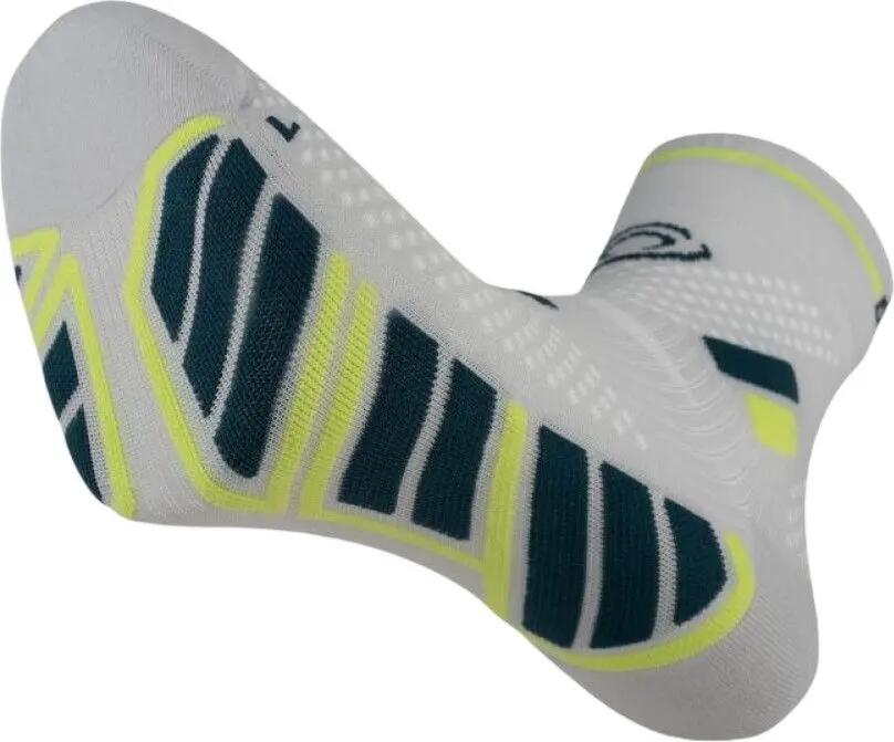 Chaussettes BV Sport Trail Ultra Mid Gris/Vert 3/5
