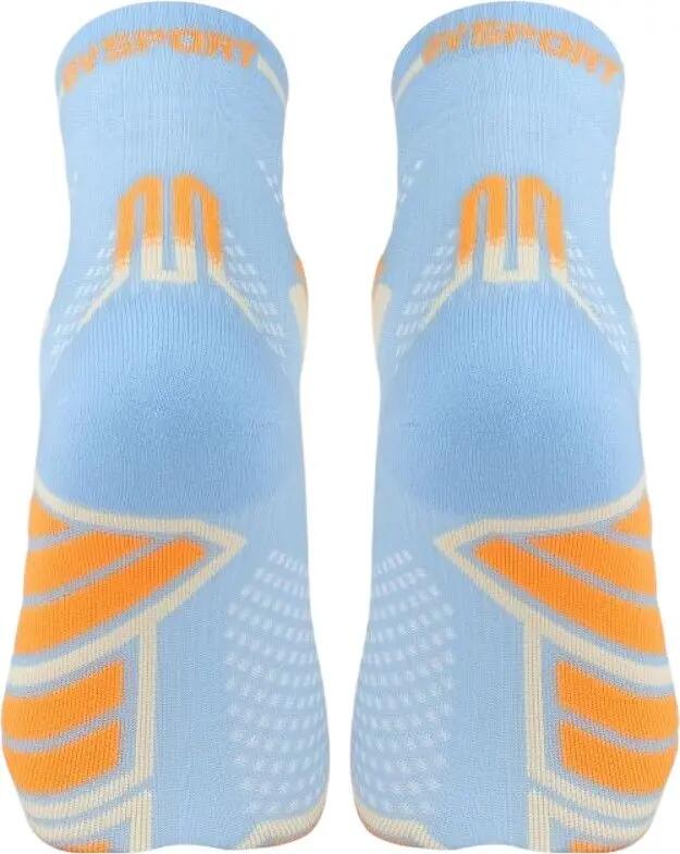 Chaussettes BV Sport Trail Ultra Mid Bleu/Orange 2/5