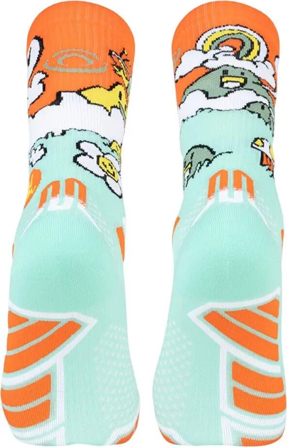 Calcetines BV Sport Trail Ultra High Flow Collector DBDB Azul/Naranja 2/5