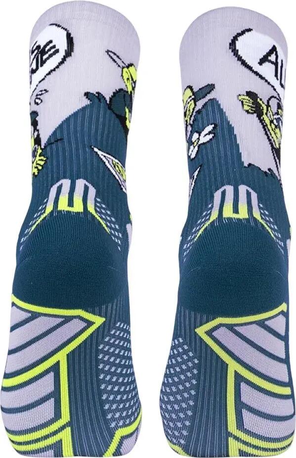 BV Sport Trail Ultra High Clic Collector DBDB Socken, grün/lila 2/5
