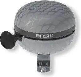 Basil bike bell black 60 mm zilver