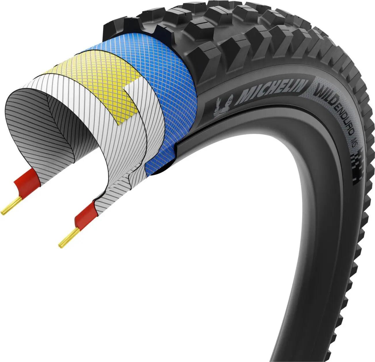 Pneu VTT Michelin Wild Enduro MS Racing Line Dark 29'' Tubeless Ready Souple Mag 4/5