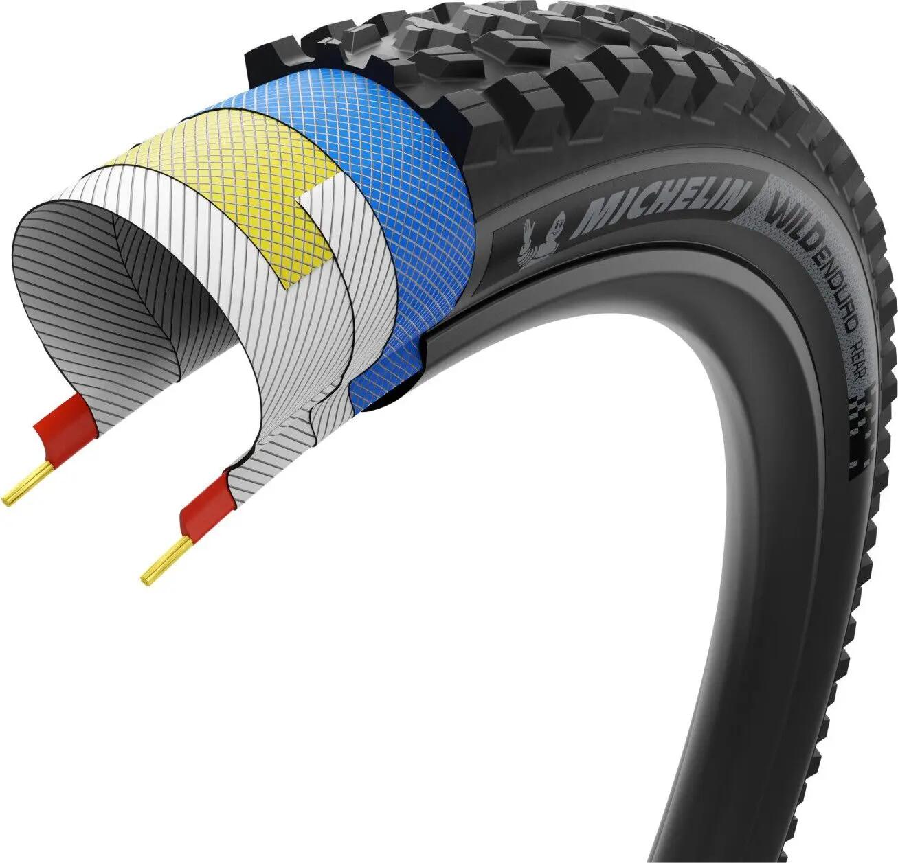 Pneu VTT Michelin Wild Enduro Rear Racing Line Dark 29'' Tubeless Ready Souple M 3/4