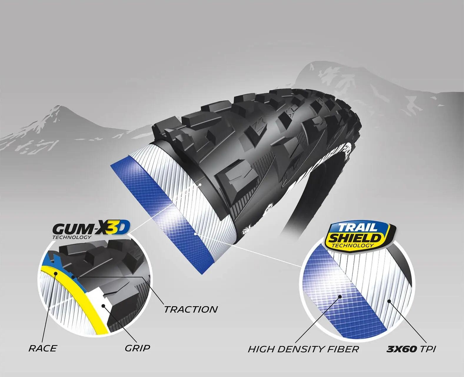 MICHELIN Tire Force AM Complemento Tubeless Ready 29 '' 3/5