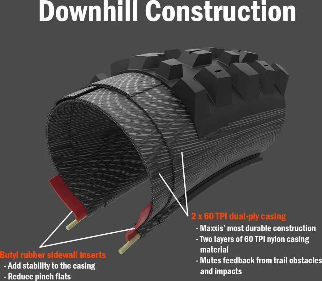 MINION DHR II (DH) band - 29x2.50 WT - tr. soft - 3C Grip / TR / DH 3/6