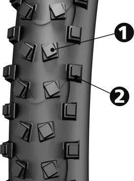 Pneu MICHELIN WILD MUD ADVANCED 29x2.00 Tubeless Ready Tringle Souple 2/3